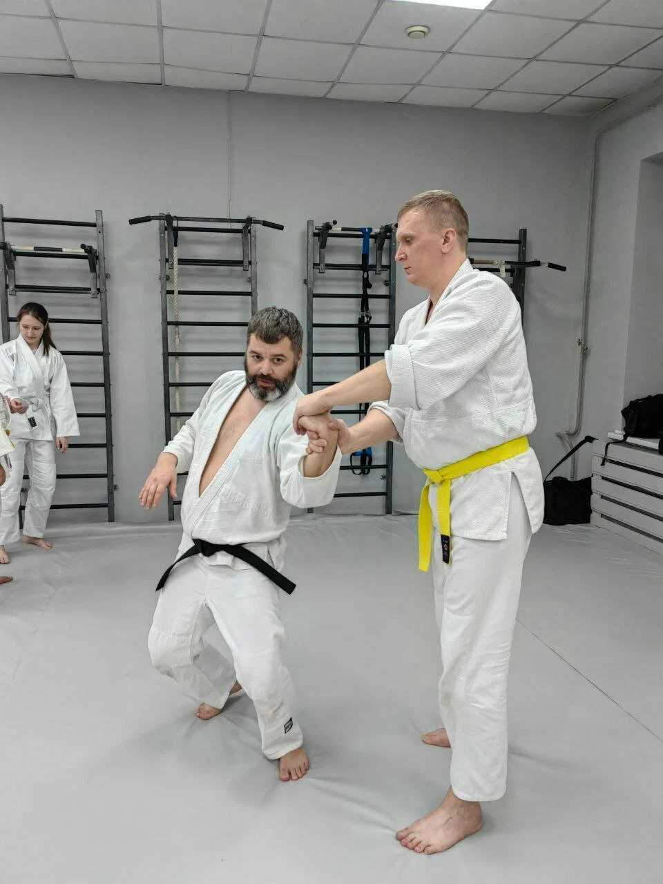 Тренировка на площади Калинина