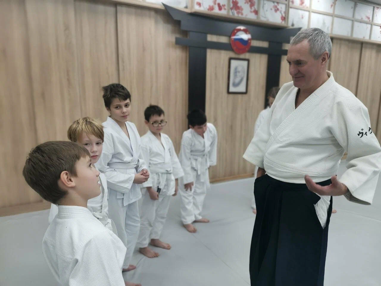 Тренировка на площади Калинина