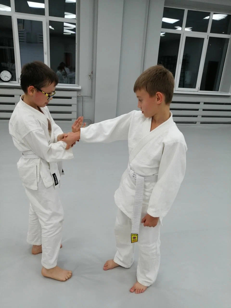 Тренировка на площади Калинина