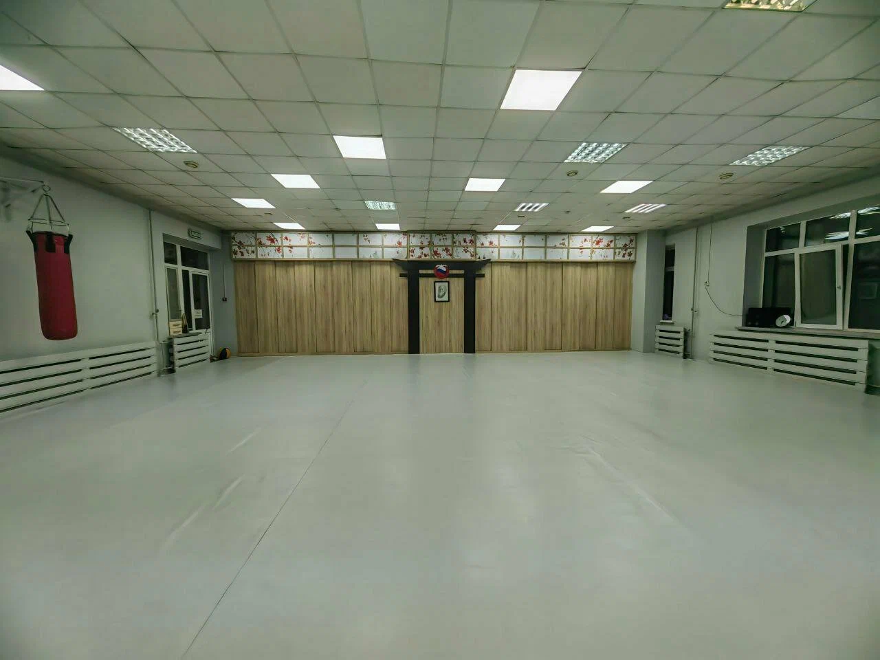 Тренировка на площади Калинина